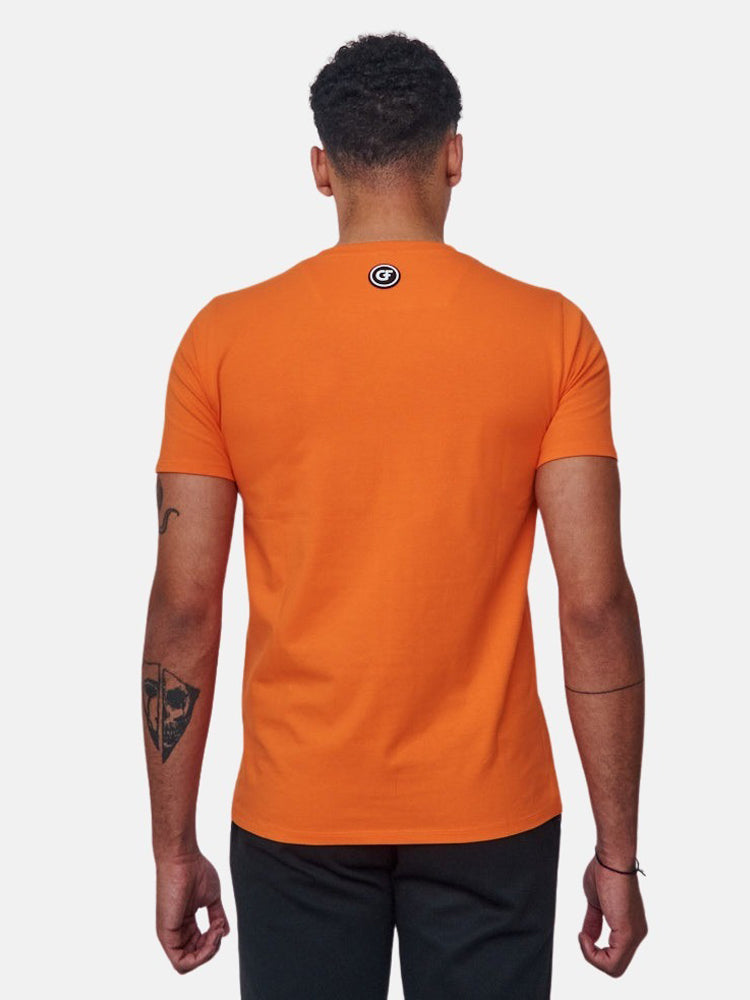 Gran Futbolista Logo Tee – Orange Flame - Gran Futbolista